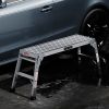 Work Platform Aluminum Step Ladder Drywall Safe ANSI Approved of Capacity 225