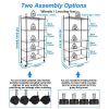 5 Tier Shelf Wire Shelving Unit, NSF Heavy Duty Metal Large Storage Shelves