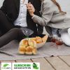 PUREVACY Pack of 1000 Poly Bakery Bread Bags 4 x 2 x 12 Clear Gusseted Bags 4x2x12 Polyethylene Bags 1 Mil Thick Poly Bags for Home Bakeries Food Indu