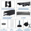 5 Tier Shelf Wire Shelving Unit, NSF Heavy Duty Metal Large Storage Shelves