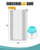 Pack of 1000 Poly Bakery Bread Bags 6 x 3 x 15. Clear Gusseted Bags 6 x 3 x 15. Thickness 0.65 mil Thick. Polyethylene Bags for Home; Bakeries and Oth