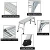 Work Platform Aluminum Step Ladder Drywall Safe ANSI Approved of Capacity 225