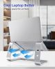 Laptop Stand;  Computer Stand for Laptop;  Aluminium Laptop Riser;  Ergonomic Laptop Holder Compatible with MacBook Air Pro;  Dell XPS;  More 10-17 In