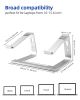 Laptop Stand;  Computer Stand for Laptop;  Aluminium Laptop Riser;  Ergonomic Laptop Holder Compatible with MacBook Air Pro;  Dell XPS;  More 10-17 In