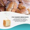 Pack of 1000 Poly Bakery Bread Bags 6 x 3 x 15. Clear Gusseted Bags 6 x 3 x 15. Thickness 0.65 mil Thick. Polyethylene Bags for Home; Bakeries and Oth