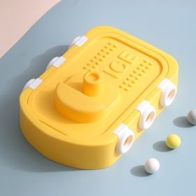 Silicone Ice Lattice Boat Shape DIY Children's Homemade Ice Cream Mold Ice Cream Chocolate Making Mold Removable Silicone Popsicle Molds, Cute Ice Pop (Color: Yellow)