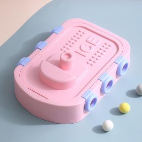 Silicone Ice Lattice Boat Shape DIY Children's Homemade Ice Cream Mold Ice Cream Chocolate Making Mold Removable Silicone Popsicle Molds, Cute Ice Pop (Color: Pink)